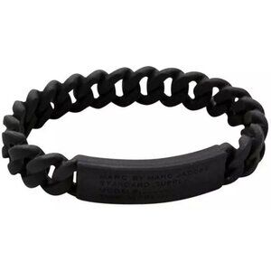 Marc By Marc Jacobs Black Matte Chain Bracelet